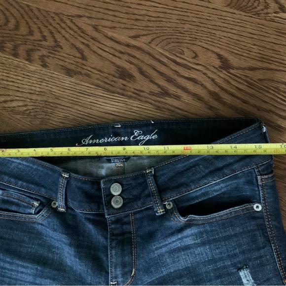 American Eagle Artist Jean Capris size 8 - Picture 2 of 9